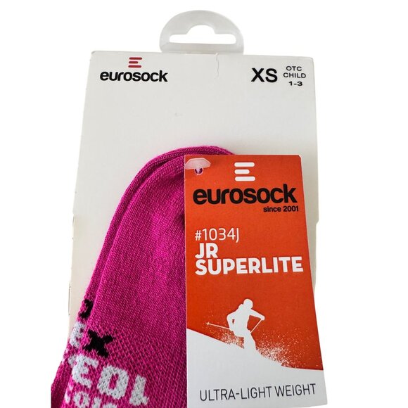 Eurosock Winter Sports Superlite JR Ski Socks XS Size 1-3 NWT - Picture 3 of 8
